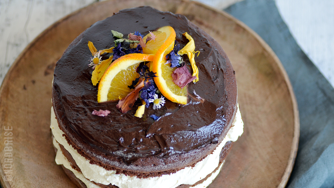 orange dark chocolate cake