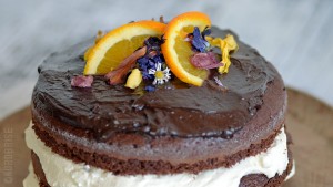 orange dark chocolate cake