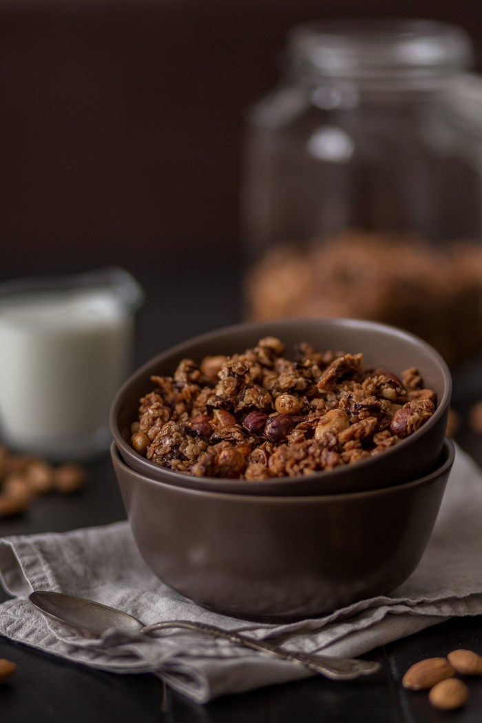 nordbrise | Foodblog &amp; Foodfotografie | Knusprig leckeres Banane Nuss Müsli
